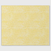 Pastel Geel Crackle Cadeaupapier (Vlak)