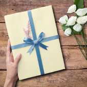 Pastel geel effen kleur | Klassiek | Elegant Cadeaupapier