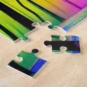 Pastel Geel en Roze Betoverd Bos Legpuzzel (Zijkant)