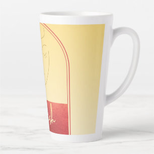 Pastel Geel Goud Signature Weelderige Hoge Latte M Mok