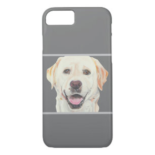 Pastel Geel Labrador Hond 8/7 iPhone Case