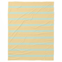 Pastel Geel Mintgroene Gestreepte Retro Patroon