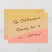 Pastel Geel Perzik Abstracte Retro We hebben verpl Briefkaart (Voorkant / Achterkant)