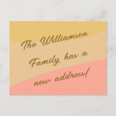 Pastel Geel Perzik Abstracte Retro We hebben verpl Briefkaart (Voorkant)