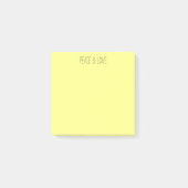 Pastel geel post-it® notes (Voorkant)