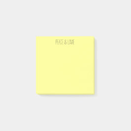 Pastel geel post-it® notes