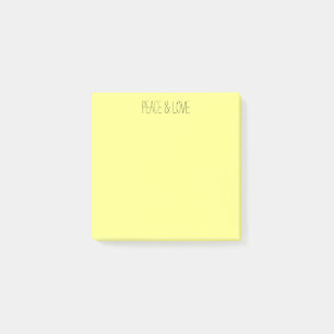 Pastel geel post-it® notes