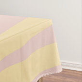 Pastel geel tropisch palmblad tafelkleed (Voorbeeld)