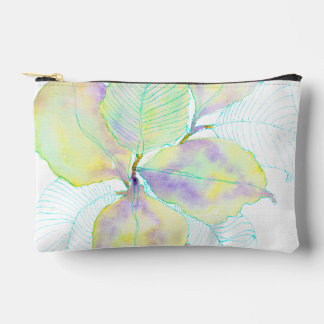 Pastel Geelgroene Aquarel Botanische Bladeren Etui