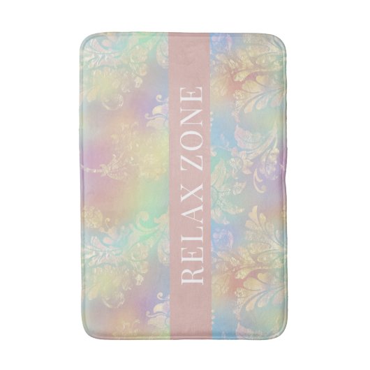 Pastel gekleurd badmat (Voorkant Verticaal)