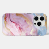 Pastel gekleurd Elegant Glamoureus Script Hoesje-M Case-Mate iPhone Case (Achterkant (horizontaal))