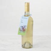 Pastel Gekleurd Moederpaard Met Bruine Baby Colt Flessenhanger (Schuin)