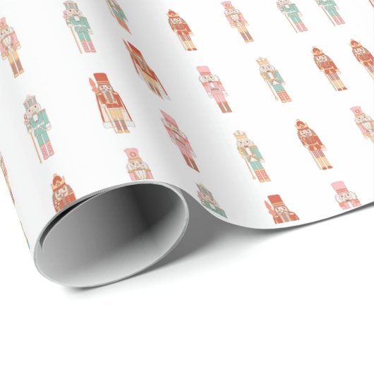 Pastel gekleurd Notenkraker inpakpapier (Rol Hoek)