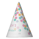 Pastel-gekleurde Confetti | Kinderen van Birthday Feesthoedjes (Rechts)