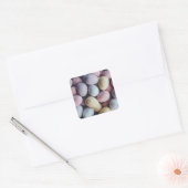 Pastel gekleurde paaseieren Stickers (Envelop)