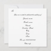 Pastel gekleurde pinguïns bruiloft uitnodiging (Achterkant)