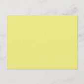 Pastel Gele achtergrond op een briefkaart (Voorkant)