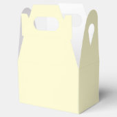 Pastel Gele Minimalistische Ontwerp Bedankdoosjes (Geopend)