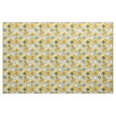 Pastel Gele Patchwork Vintage Dekbed Stof (Fat Quarter)