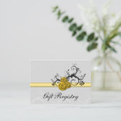 pastel gele rozen Gift registry Kaarten (Staand voorkant)