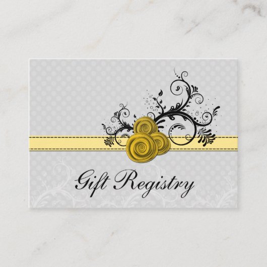 pastel gele rozen Gift registry Kaarten (Voorkant)