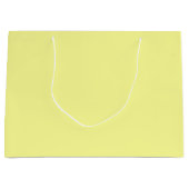 Pastel Gele Solid Color Groot Cadeauzakje (Voorkant)