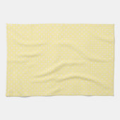 Pastel Gele Stippenpatroon Theedoek (Horizontaal)