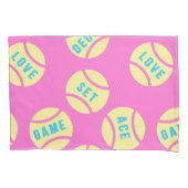 Pastel gele tennisballen  kussensloop (Voorkant)