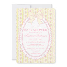 Pastel Gele Vintage Fantasie Bloemen Baby Shower