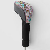 Pastel Gems And Jewels In Pinks & Purples Golfheadcover (Schuin)