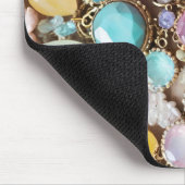 Pastel Gems And Jewels In Pinks & Purples Muismat (Hoek)