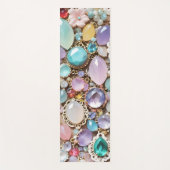 Pastel Gems And Jewels In Pinks & Purples Yogamat (Voorkant)