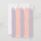 Pastel Gender Neutral Wildflower Baby shower Bedankkaart (Achterkant)