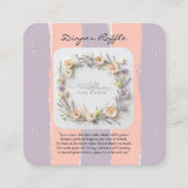 Pastel Gender Neutral Wildflower Baby shower Informatiekaartje (Voorkant)