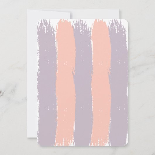 Pastel Gender Neutral Wildflower Baby shower Kaart (Achterkant)