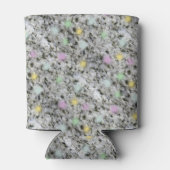 Pastel geologie Rock Textuur met Naam Blikjeskoeler (Achterkant)