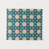 Pastel Geometric Pattern – Soft Abstract Color  Wandkleed (Voorkant (horizontaal))