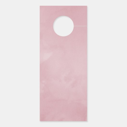 Pastel Geometric Peonies Floral Wedding Deurhanger (Achterkant)