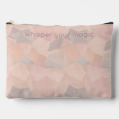 Pastel Geometric Pop | Blush Custom Large Etui (Voorkant)