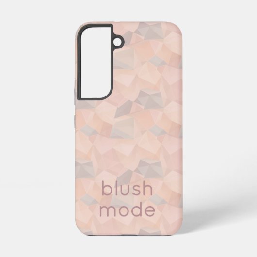 Pastel Geometric Pop | Blush Custom Samsung Galaxy Hoesje (Achterkant)