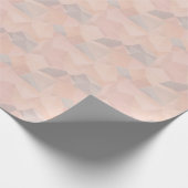 Pastel Geometric Pop | Blush Wrapping Paper Roll Cadeaupapier (Hoek)