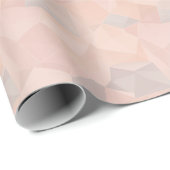 Pastel Geometric Pop | Blush Wrapping Paper Roll Cadeaupapier (Rol Hoek)