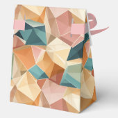 Pastel Geometric Pop | Jewel Custom Bedankdoosjes (Achterkant)