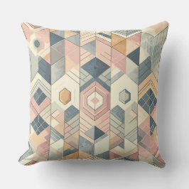 Pastel Geometrisch Harmoniepatroon Kussen