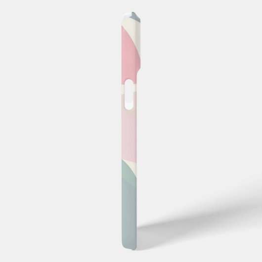 Pastel geometrisch kleurrijk patroon Case-Mate iPhone case (Achterkant / Rechts)