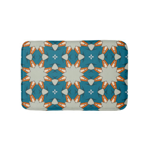 Pastel Geometrisch Patroon – Zachte Abstracte Kleu Badmat