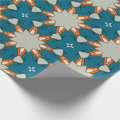 Pastel Geometrisch Patroon – Zachte Abstracte Kleu Cadeaupapier (Hoek)