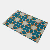 Pastel Geometrisch Patroon – Zachte Abstracte Kleu Deurmat (Schuin)
