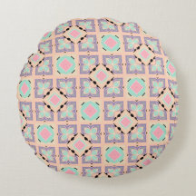 Pastel Geometrisch Tegelmotief | Roze Mint Paars