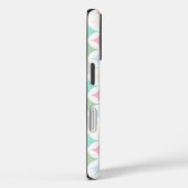Pastel geometrische cirkels en diamantpatroon Case-Mate iPhone case (Achterkant / Rechts)